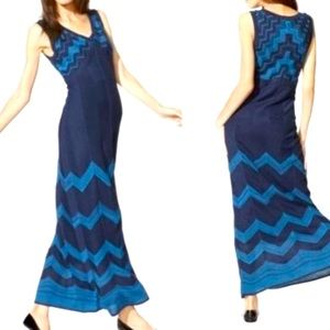 MISSONI FOR TARGET CHEVRON 
KNIT MAXI DRESS Sz S
